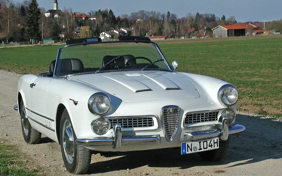 Alfa Romeo 2000, photographie du modèle