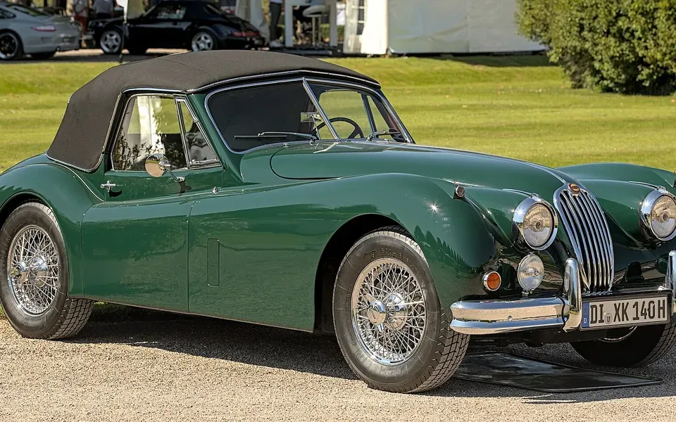 Jaguar XK140, photographie du modèle